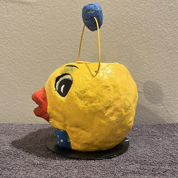 NWT Restoration Hardware Easter Chick Bucket Basket - Picture 2 of 9